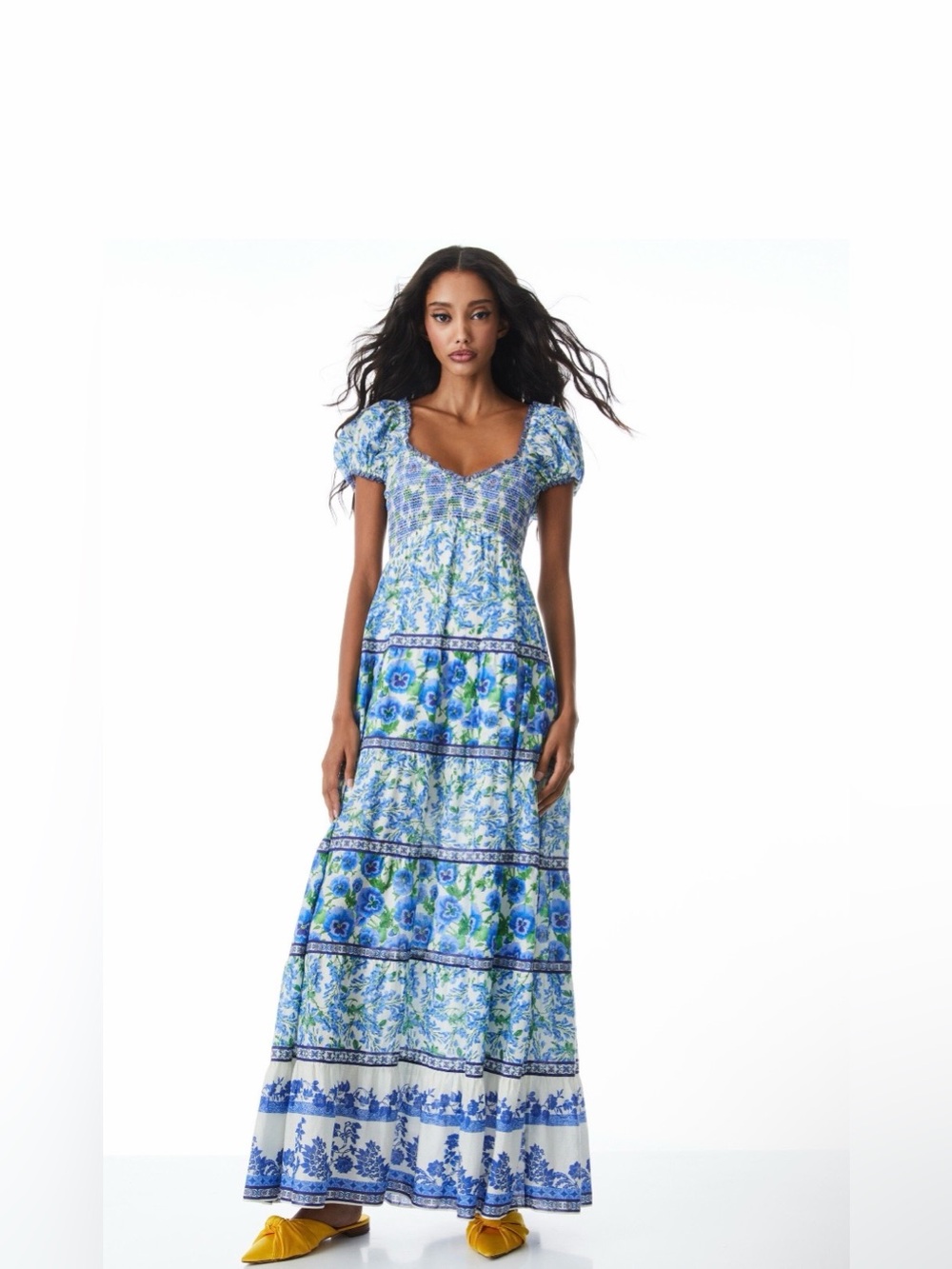 ROSALYN PUFF SLEEVE MAXI DRESS